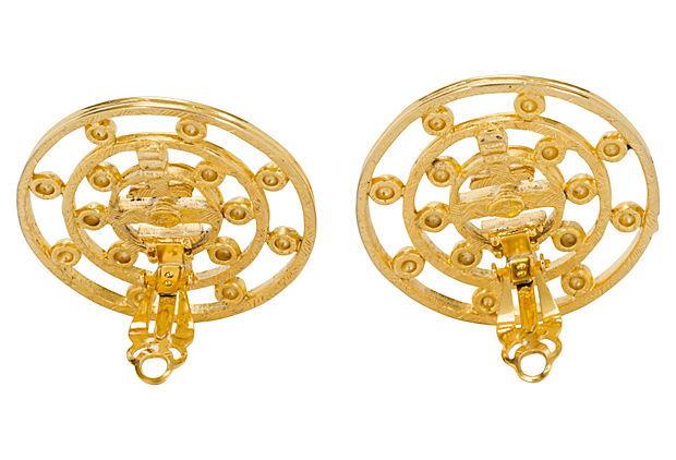 Oversize Round Givenchy Earrings