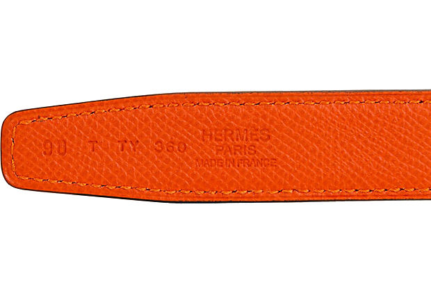 Hermès Rare Tuareg Silver Orange Belt