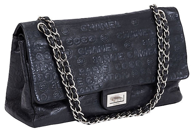 Chanel Maxi Double Flap Black Bag