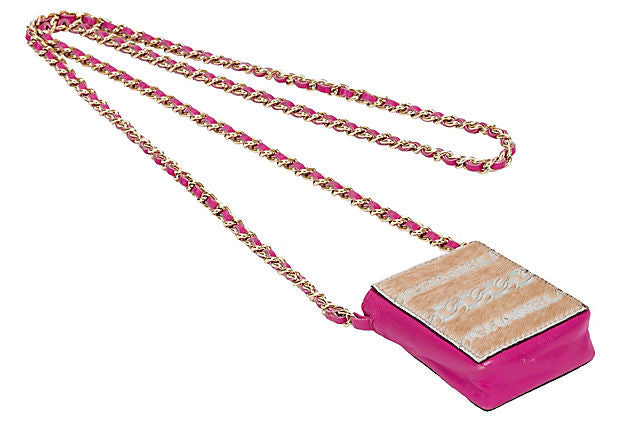 Chanel Mini Crossbody Pink Ponyhair