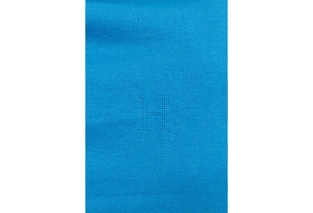 Hermès Blue Cashmere Silk Knit Shawl