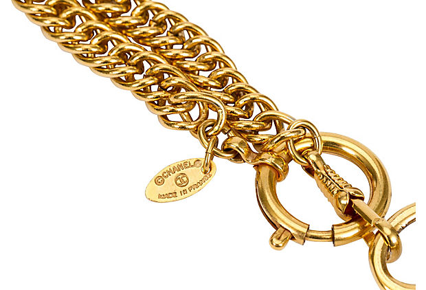 Chanel Quilted Magnifier Necklace