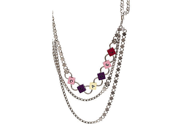 Chanel Silver Tone Triple Belt/Necklace