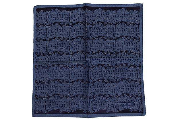Louis Vuitton Silk Print Pocket Scarf