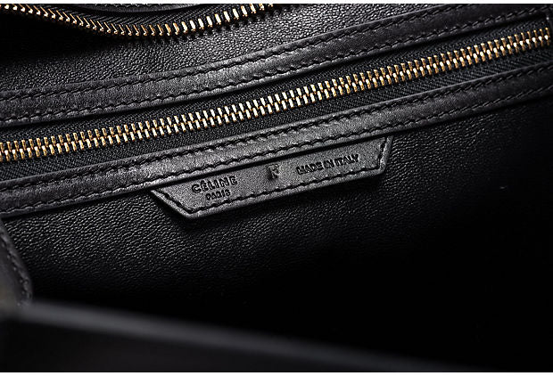 Céline Tricolor Pony Hair Mini Luggage