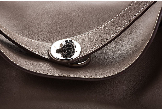 Hermès Etoupe Swift 34cm Lindy Bag - Vintage Lux