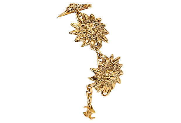 1980 Chanel Lion Bracelet