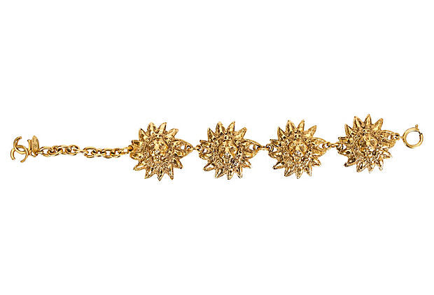 1980 Chanel Lion Bracelet