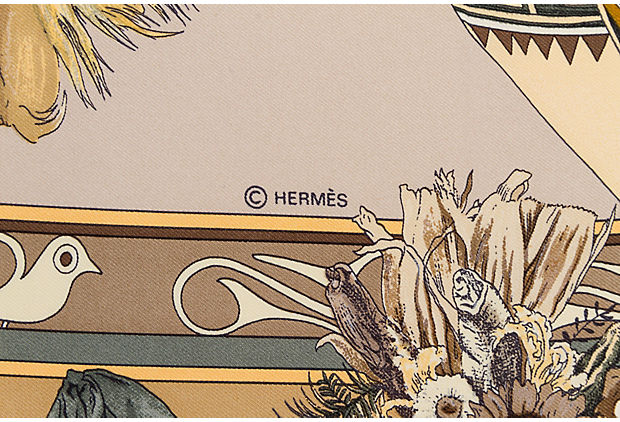 Hermès Kachinas Silk Scarf