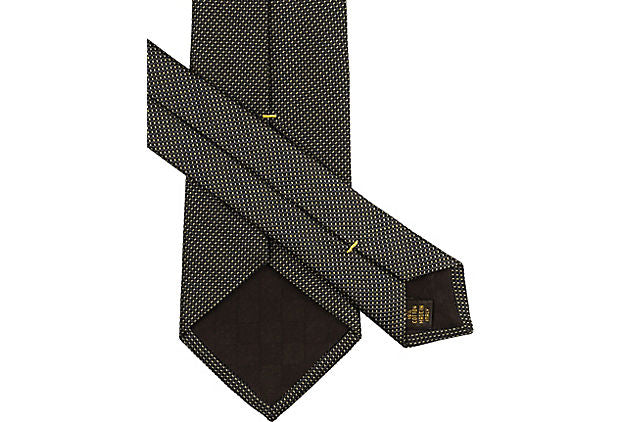 Louis Vuitton Black Silk Monogram Tip Skinny Tie Louis Vuitton | The Luxury  Closet