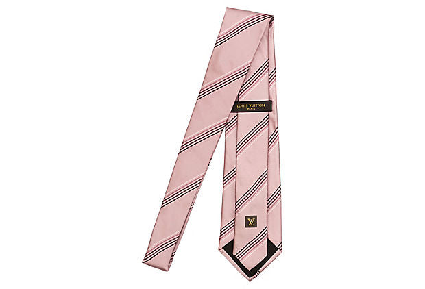 Louis Vuitton Mng Stripes Silk Tie