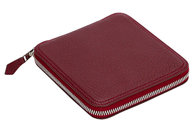 Hermès Burgundy Silky Pop Bag