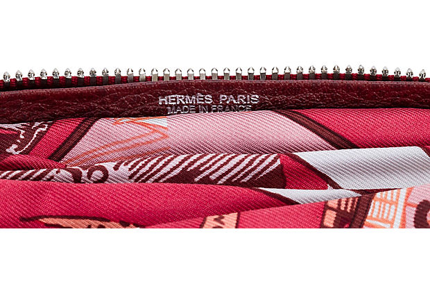 Hermès Burgundy Silky Pop Bag
