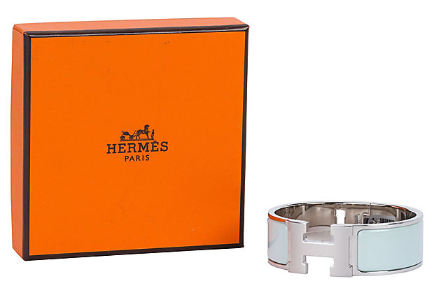 Hermès Vert Argile H Bracelet