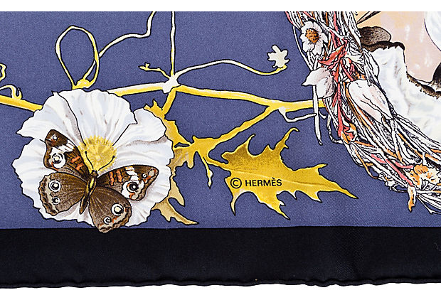 Hermès Faune et Flore du Texas Scarf