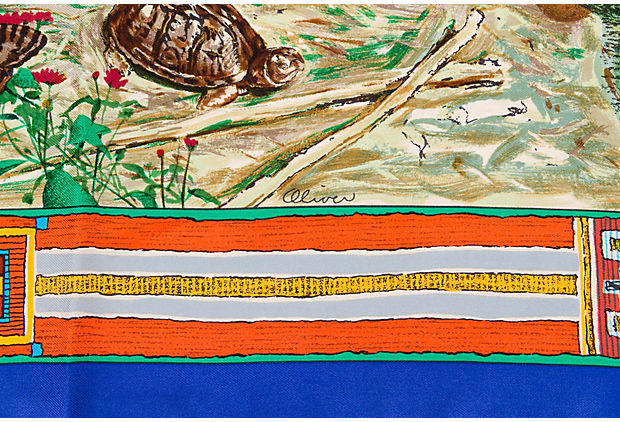 Hermès Les Cheyennes Scarf