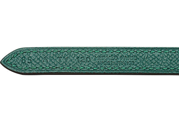 Hermès Green & Blue Atoll Lock Belt