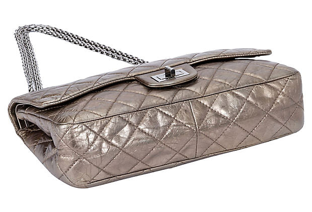 Chanel Reissue Metallic Jumbo Flap Bag - Vintage Lux