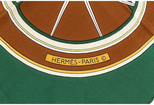 Hermès Washington's Carriage Silk Scarf