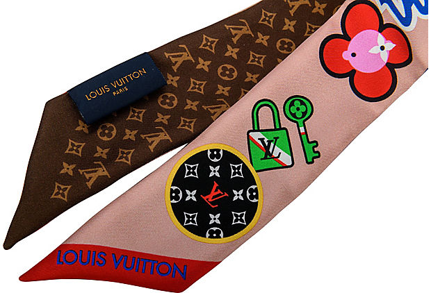 Louis Vuitton LV World Bandeau Silk Scarf