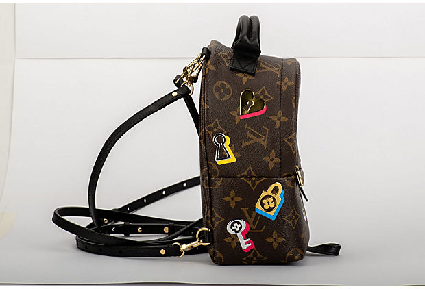 Louis Vuitton - Monogram Canvas Love Lock Mini Palm Spring Limited Edition  Backpack