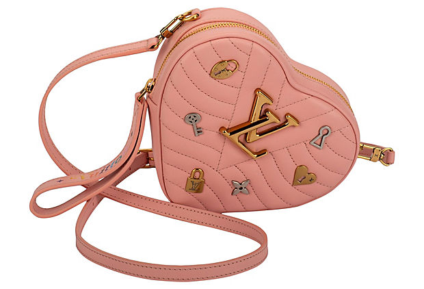 Louis Vuitton Pink Heart Clutch