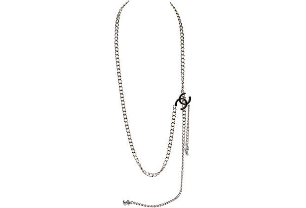 Cc necklace Chanel Silver in Metal - 21194678