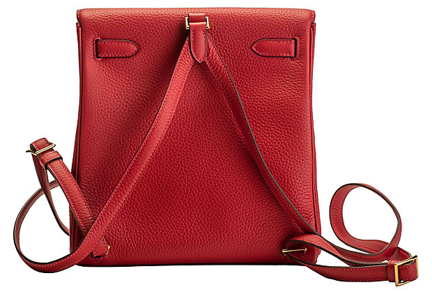 Hermès Rouge Kelly a Dos Backpack