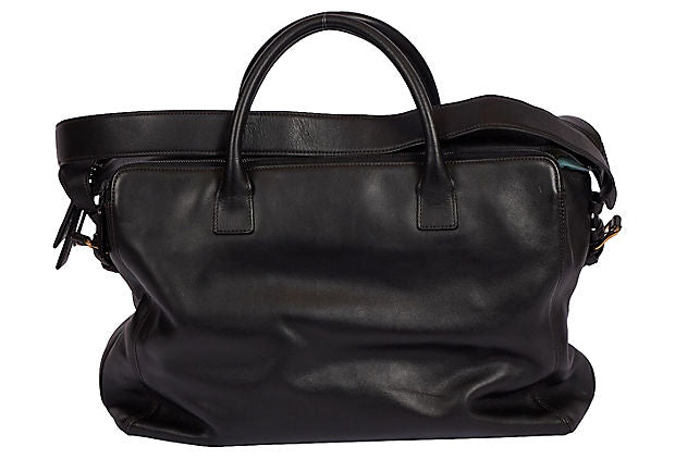 Chanel 90's Black Lamskin Unisex Bag