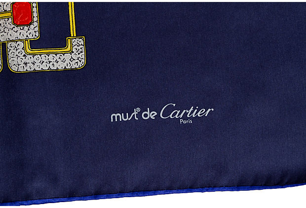 Cartier Silk Twill Jewel Scarf
