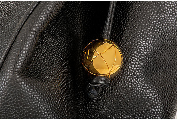 Chanel Black Caviar Supermodel Weekender