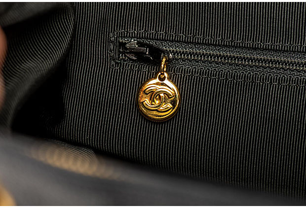 Chanel Black Caviar Supermodel Weekender