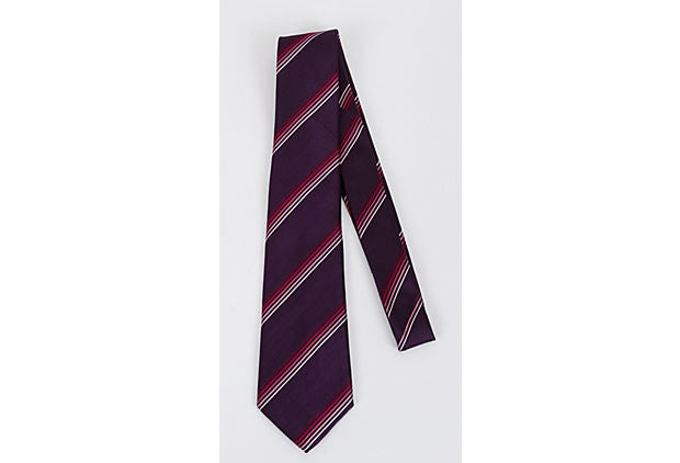 LOUIS VUITTON tie LV Silk 100% Authentic LV tie , red burgundy LV  Necktie(8cm)