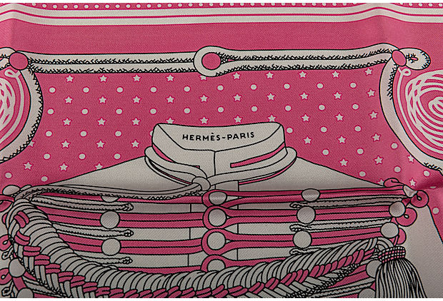 Hermès Pink Bandana Brandebourg
