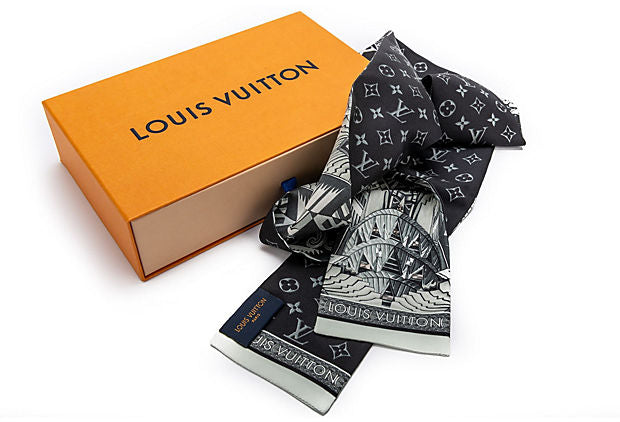 Louis Vuitton Men's Silk Scarf