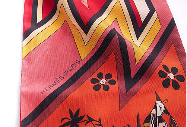 Hermes NIB Rare Maxi Twilly Kachinas