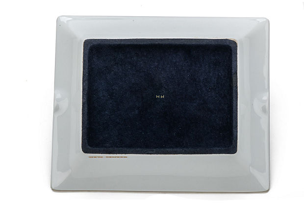Hermès Blue Guepards Collectible Ashtray