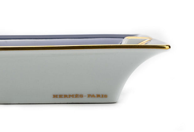 Hermès Blue Guepards Collectible Ashtray