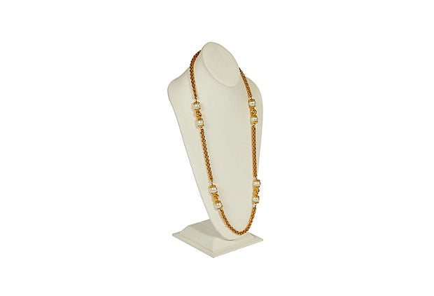 Chanel Pearl Sautoir Necklace
