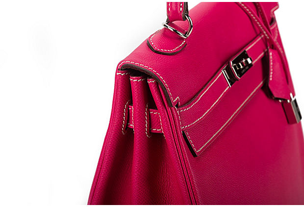 A LIMITED EDITION ROSE TYRIEN & RUBIS EPSOM LEATHER CANDY