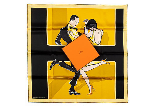 Hermes NIB Swinging St Germain Scarf